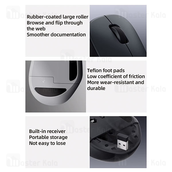 موس وایرلس ارگونومیک شیائومی Xiaomi Wireless Mouse Comfort Edition XMWXSB04YM